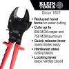 imageKlein Tools 63060 Cable Cutters Ratcheting Heavy Duty Cutters for Up to 750 MCM Great for Cable PreparationOpen Jaw  600 MCM Copper750MCM Aluminum