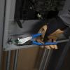 imageKlein Tools D200048 Pliers Made in USA Linemans Diagonal Cutting Pliers with High Leverage Design 8InchHeavy Duty