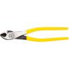 imageKlein Tools D200049 Pliers Made in USA Diagonal Cutting Pliers with HeavyDuty Cutting Knives Short Jaws and Dual Material Grips 9Inch