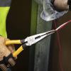 imageKlein Tools D2038 Needle Nose Pliers Long Nose Side Cutters Alligator Pliers with Extended Handles 8InchSide Cutting