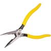 imageKlein Tools D2038 Needle Nose Pliers Long Nose Side Cutters Alligator Pliers with Extended Handles 8InchSide CuttingWire Stripping