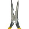 imageKlein Tools D2038 Needle Nose Pliers Long Nose Side Cutters Alligator Pliers with Extended Handles 8InchSide CuttingWire StrippingCrimping