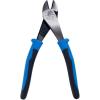 imageKlein Tools J200048 Pliers Diagonal Cutting Pliers with Angled Head HeavyDuty to Cut ACSR Screws Nails and most Hardened Wire 8Inch8Inch