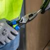 imageKlein Tools J20009NECRTP Side Cutter Linemans Pliers with Tape Pulling and Wire Crimping High Leverage 9InchCuts  Crimps  FT Pulling