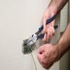 imageKlein Tools J20009NECRTP Side Cutter Linemans Pliers with Tape Pulling and Wire Crimping High Leverage 9InchCuts