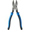 imageKlein Tools J20009NECRTP Side Cutter Linemans Pliers with Tape Pulling and Wire Crimping High Leverage 9InchCuts