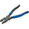 imageKlein Tools J20009NECRTP Side Cutter Linemans Pliers with Tape Pulling and Wire Crimping High Leverage 9InchCuts