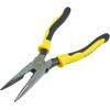 imageKlein Tools J2038 8Inch Needle Nose Pliers Heavy Duty Cutting Extended Handles High Leverage Induction Hardened with HotRiveted JointSide Cutters