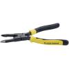 imageKlein Tools J2068C Long Nose AllPurpose Spring Loaded Pliers Made in USA Forged Steel with Dual Material Journeyman HandlesSpring Loaded