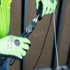 imageKlein Tools J2139NE Side Cutter Linemans Pliers Made in USA High Leverage 9Inch Streamlined Design Color CodedPliers