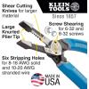 imageKlein Tools K12035 KleinKurve Wire Cutters Made in USA Heavy Duty Wire Stripping ToolWire Stripper