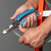 imageKlein Tools K12035 KleinKurve Wire Cutters Made in USA Heavy Duty Wire Stripping ToolWire Stripper with Lock