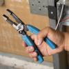 imageKlein Tools K12035 KleinKurve Wire Cutters Made in USA Heavy Duty Wire Stripping ToolWire Stripper with Lock