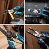 imageKlein Tools K12065CR Wire Stripper  Cutter  Crimper Tool for Cutting Stripping Crimping Twisting 818 AWG solid 1020 AWG strandedCrimping Pliers