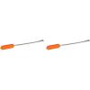 imageKlein Tools 50611ML Wire Puller Replacement Leader StainlessSteel Leader with Eyelet for Easy Wire and Cable Pulling Rare Earth Magnet1 Count Pack of 2