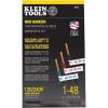 imageKlein Tools 56250 Wire Marker Book for Cable Management Electric Panel Organization Wire Label Stickers Numbered 1481 Count Pack of 1