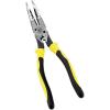 imageKlein Tools J2068C Long Nose AllPurpose Spring Loaded Pliers Made in USA Forged Steel with Dual Material Journeyman HandlesCrimper