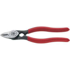 imageKlein Tools 1104 BX Cable Cutter and AllPurpose Shears Made in USA BX Cable Sheet Metal Steel Strapping Bundling Wire with Stripping Notch
