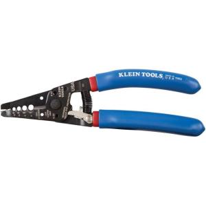 imageKlein Tools 11057 Wire Cutter  Wire Stripper Made in USA Heavy Duty Wire Cutter Stripper for 2030 AWG Solid Wire and 2232 AWG Stranded Wire6  12 AWG Stranded