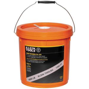 imageKlein Tools 50122 Conduit Measuring Pull Tape Mule Tape for HeavyDuty Cable and Wire Pulling 1250Pound x 2000Foot Long1800Pound x 1300Foot