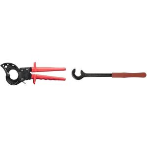 imageKlein Tools 63060 Cable Cutters Ratcheting Heavy Duty Cutters for Up to 750 MCM Great for Cable Preparation600 MCM Copper750MCM Aluminum