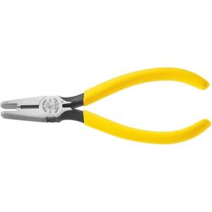 imageKlein Tools D2346C IDC Connector Crimping Pliers with Induction Hardened Knives HotRiveted Joint and Curved HandlesSpring Loaded
