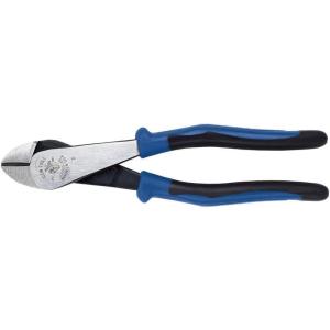 imageKlein Tools J200048 Pliers Diagonal Cutting Pliers with Angled Head HeavyDuty to Cut ACSR Screws Nails and most Hardened Wire 8Inch8Inch