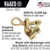 imageKlein Tools 160420L Grip Made in USA Havens Grip Wire Pulling Tool with Swing Latch Wire to 0125Inch Maximum 5000PoundStandard