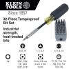 imageKlein Tools 32510 Magnetic Multibit Screwdriver with Sturdy Torx Hex Spanner TriWing Torq and Nut Tamperproof Bits and Storage BlockScrewdriver