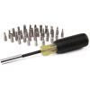 imageKlein Tools 32510 Magnetic Multibit Screwdriver with Sturdy Torx Hex Spanner TriWing Torq and Nut Tamperproof Bits and Storage BlockScrewdriver