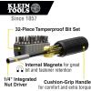 imageKlein Tools 32510 Magnetic Multibit Screwdriver with Sturdy Torx Hex Spanner TriWing Torq and Nut Tamperproof Bits and Storage BlockScrewdriver