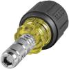 imageKlein Tools 32527 MultiBit Screwdriver  Nut Driver 11in1 with Phillips Slotted Square and Schrader Bits and Nut DriversKit