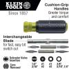 imageKlein Tools 32527 MultiBit Screwdriver  Nut Driver 11in1 with Phillips Slotted Square and Schrader Bits and Nut DriversKit