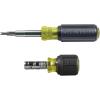 imageKlein Tools 32527 MultiBit Screwdriver  Nut Driver 11in1 with Phillips Slotted Square and Schrader Bits and Nut DriversKit