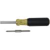 imageKlein Tools 32559 Multibit Screwdriver  Nut Driver Extended Reach 6in1 Tool with Nut Driver Phillips and Slotted BitsScrewdriver
