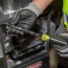 imageKlein Tools 32596 MultiBit Screwdriver Nut Driver Magnetic 8in1 HVAC Slide Drive Tool with Hex Phillips Schrader Bits Nut DriversKit