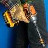imageKlein Tools 32950 Ratcheting Impact Rated Hollow Power Nut Driver Set with Handle Magnetic Color Coded 6 SAE Hex Sizes and Handle Included