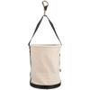 imageKlein Tools 5109SLR Canvas Bucket AllPurpose Tool Bucket with Plastic Bottom with Drain Holes Load Rated Up to 150PoundsBucket