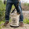 imageKlein Tools 5109SLR Canvas Bucket AllPurpose Tool Bucket with Plastic Bottom with Drain Holes Load Rated Up to 150PoundsBucket