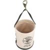 imageKlein Tools 5109SLR Canvas Bucket AllPurpose Tool Bucket with Plastic Bottom with Drain Holes Load Rated Up to 150PoundsBucket