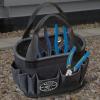 imageKlein Tools 5144BHB14OS HardBody Bucket Aerial Oval Tool Bucket with Drain Holes 29 Pockets