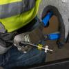 imageKlein Tools 63030 Cable Cutter Made in USA Coaxial Cutter for 1Inch Aluminum and Copper Cable OneHand Shearing1Inch