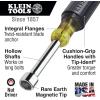 imageKlein Tools 631 Tool Set Made in USA Nut Driver Set wHex Nut Sizes 316 14 516 1132 38 716 and 12Inch on 3Inch Full Hollow Shaft 7PieceMagnetic