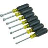 imageKlein Tools 631 Tool Set Made in USA Nut Driver Set wHex Nut Sizes 316 14 516 1132 38 716 and 12Inch on 3Inch Full Hollow Shaft 7PieceMagnetic
