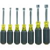 imageKlein Tools 631 Tool Set Made in USA Nut Driver Set wHex Nut Sizes 316 14 516 1132 38 716 and 12Inch on 3Inch Full Hollow Shaft 7PieceMagnetic