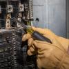 imageKlein Tools 631 Tool Set Made in USA Nut Driver Set wHex Nut Sizes 316 14 516 1132 38 716 and 12Inch on 3Inch Full Hollow Shaft 7PieceNonMagentic