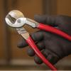 imageKlein Tools 63215 Cable Cutter Made in USA HighLeverage 65Inch Compact Forged From US Made Steel Ideal for Cutting Aluminum and Copper CableStandard Cutter