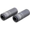 imageKlein Tools 66001 2in1 Impact Socket Sizes 34Inch and 916Inch Hex 12Point Deep Socket Wrench with 12Inch Drive12Point