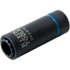 imageKlein Tools 66001 2in1 Impact Socket Sizes 34Inch and 916Inch Hex 12Point Deep Socket Wrench with 12Inch Drive12Point