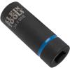 imageKlein Tools 66001 2in1 Impact Socket Sizes 34Inch and 916Inch Hex 12Point Deep Socket Wrench with 12Inch Drive6Point